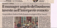 Il manager angelo del business investe nell’interprete remoto